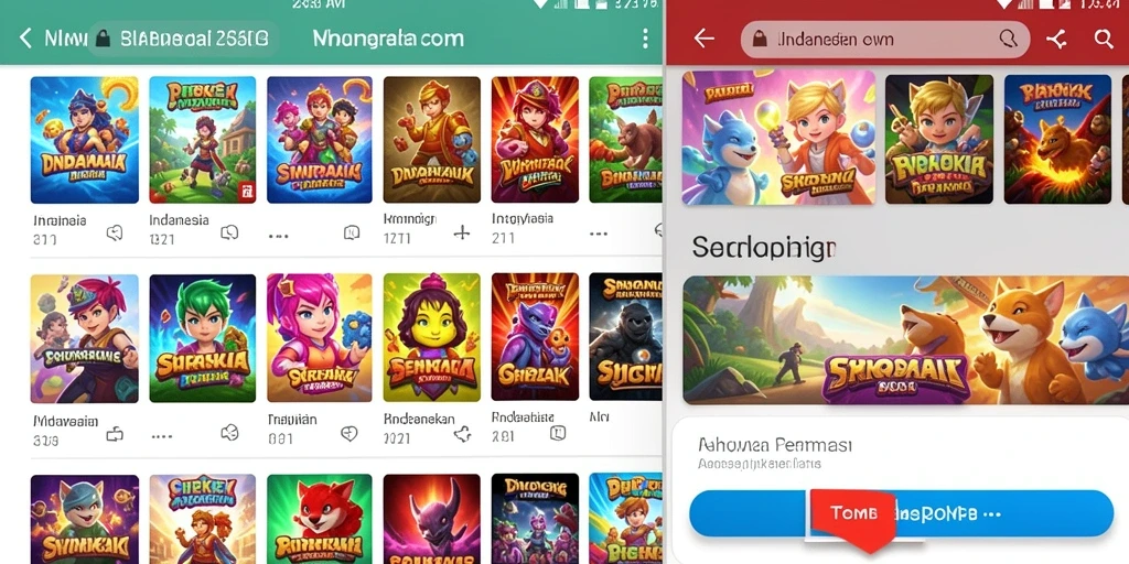 Mode permainan yang beragam dan seru.
