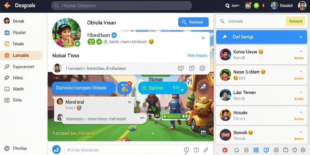 Tangkapan layar memperlihatkan antarmuka pengguna yang sederhana dan menarik.
