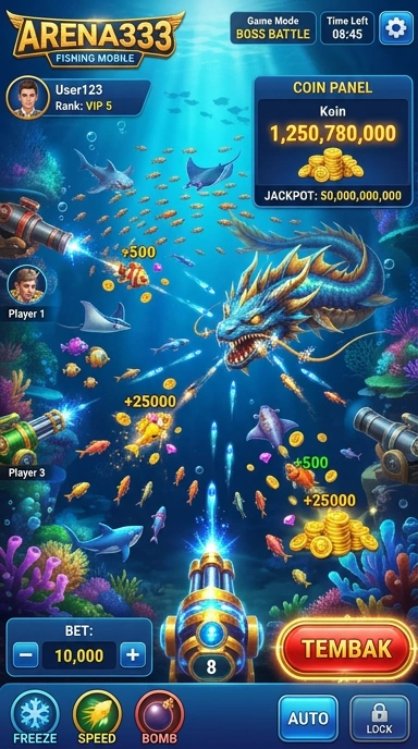arena333 — menu pengaturan